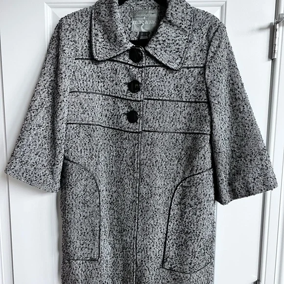 ⚡️NWOT⚡️Mac & Jac Tweed Jacket - Picture 2 of 10
